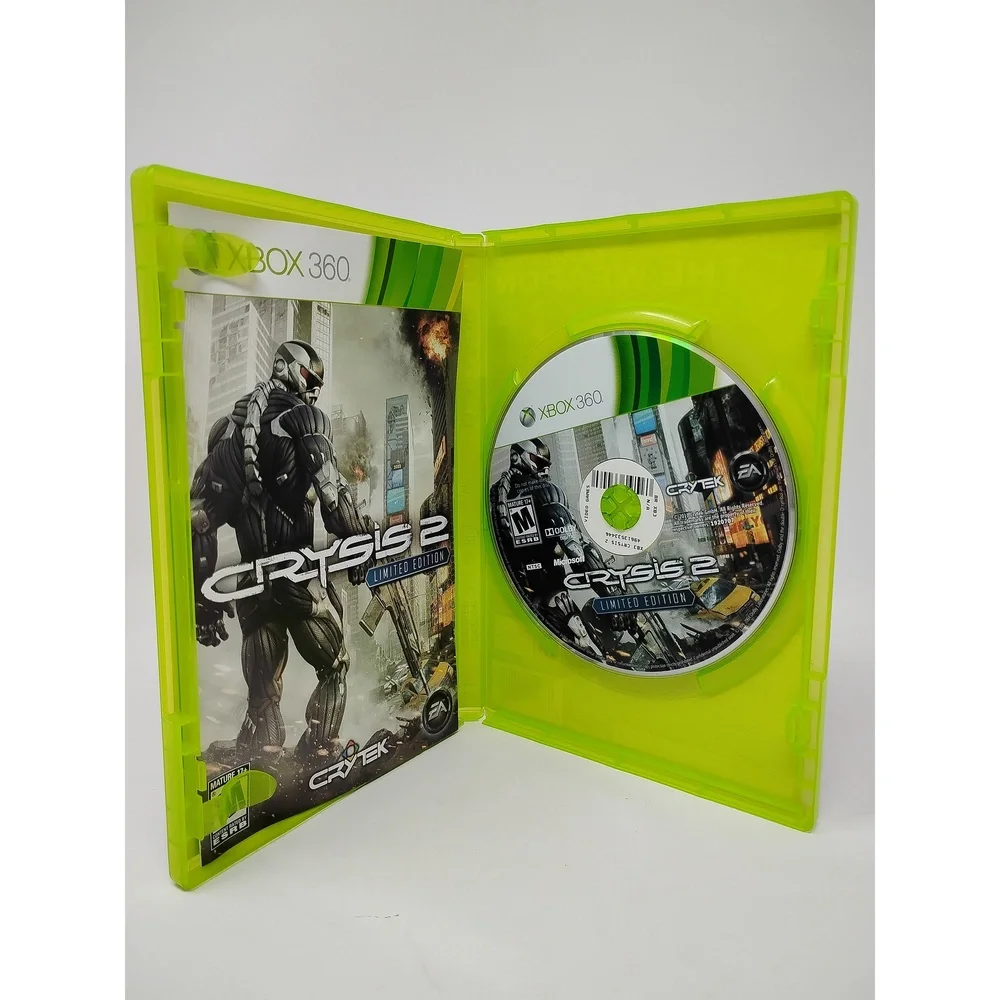 Crysis 2 Limited Edition Xbox 360 Sci-Fi FPS Action Game Nanosuit Urban Combat